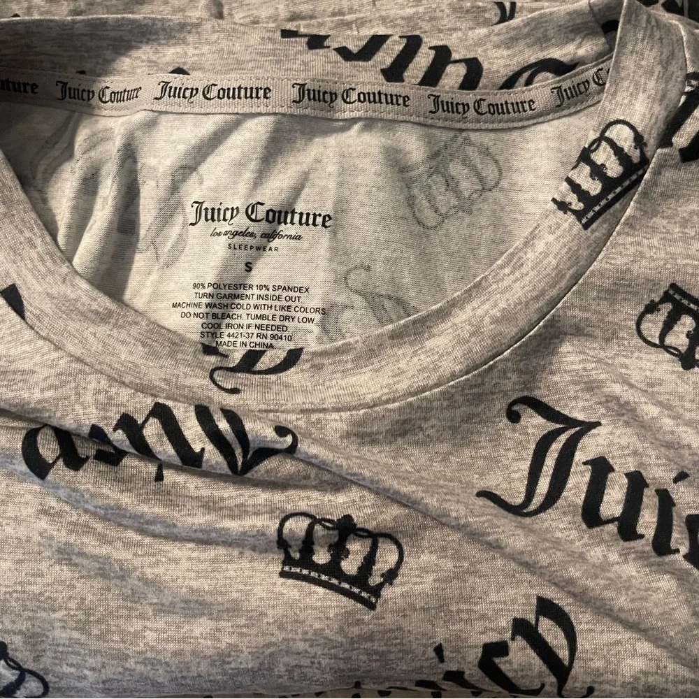 Juicy Couture Night Gowns - Black and Gray - Picture 5 of 5